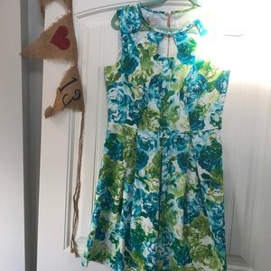 Floral sleeveless dress by Dress Barn